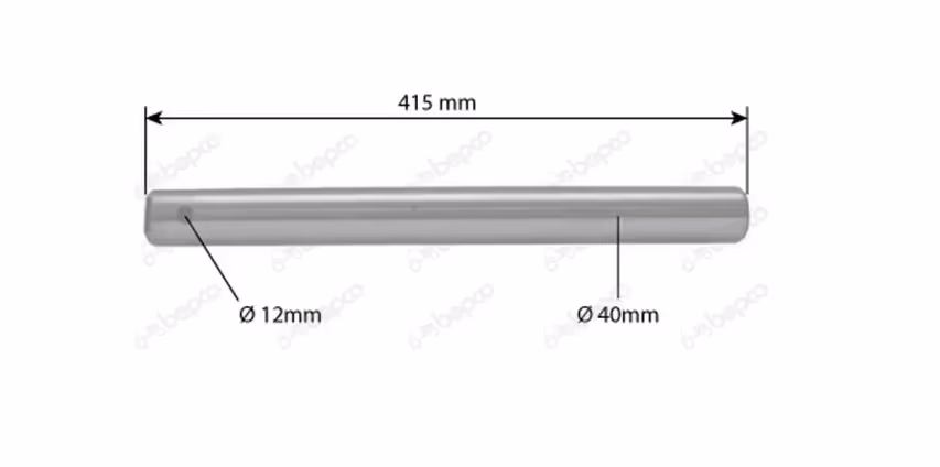 AXE DE BALANCIER Ø 40 MM - L 415 MM