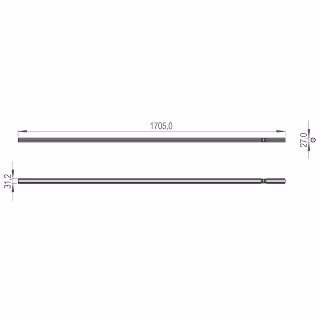 AXE DE PICK UP  1705MM SIP853021301