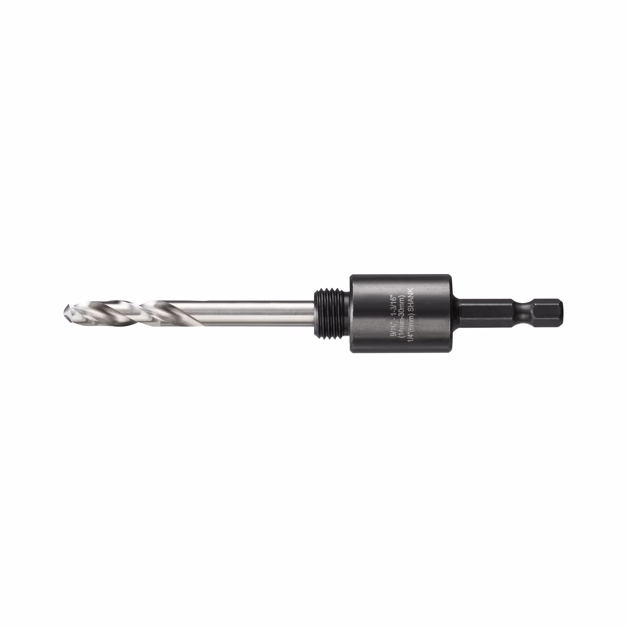 Axe pour scies cloches 14 à 30 mm (mandrins de 6,35 mm) 