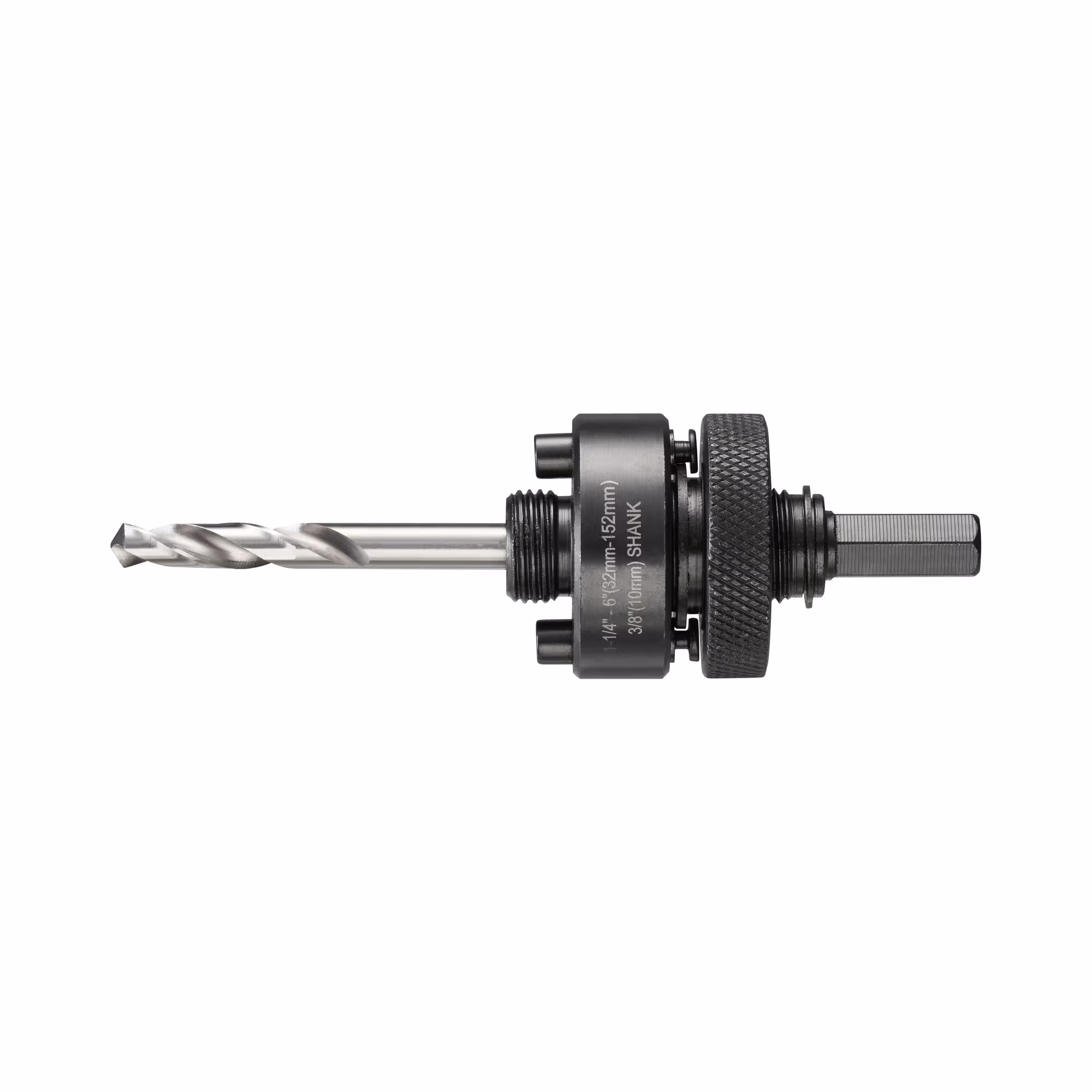 Axe pour scies cloches 32 à 210 mm (mandrins de 10 mm) 