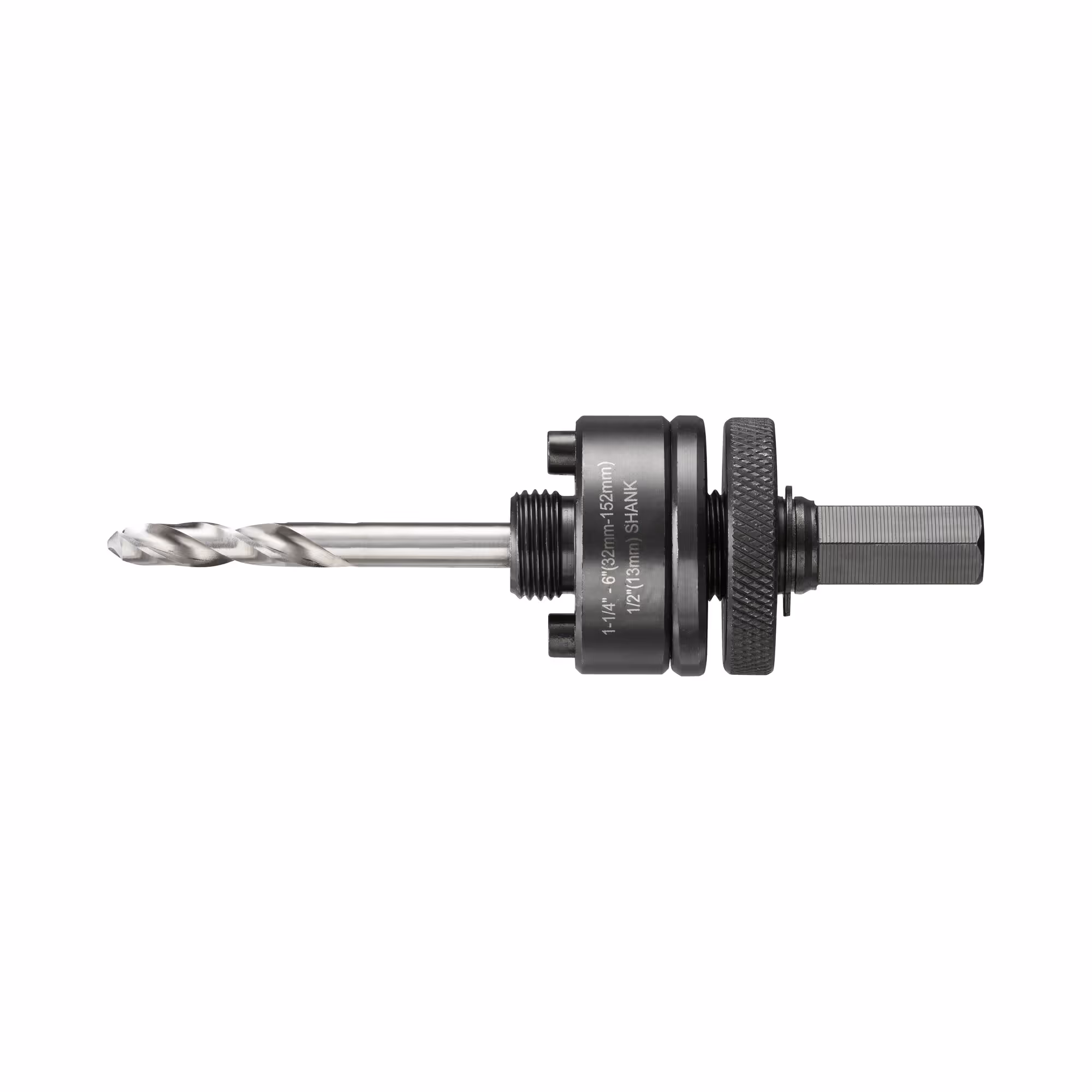 Axe pour scies cloches 32 à 210 mm (mandrins de 13 mm) 