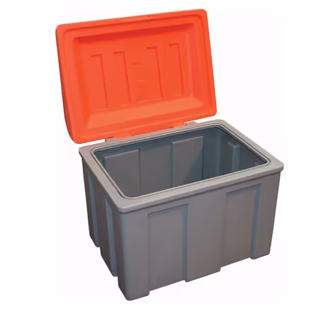 Bac a sel pe 110l eco 650x500x570mm avec couvercle