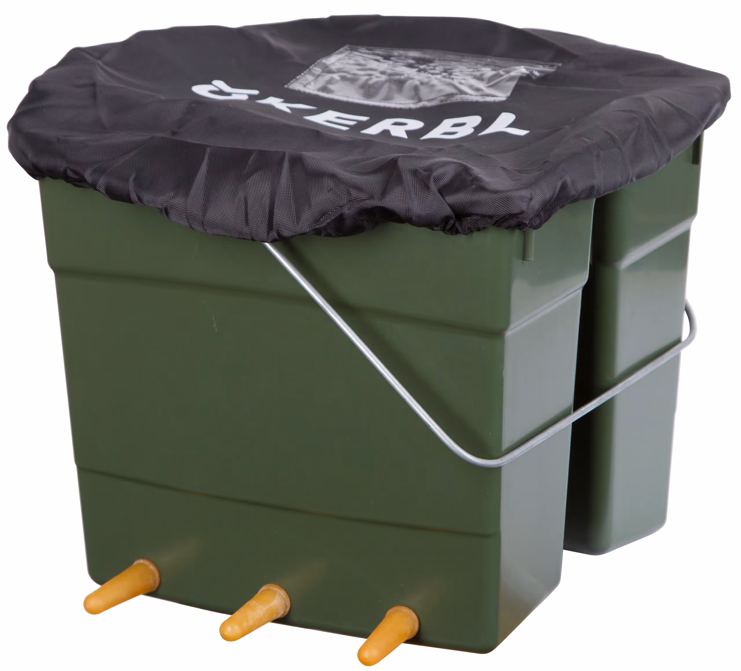 Bac d'allaitement agneau 6 tétines, olive