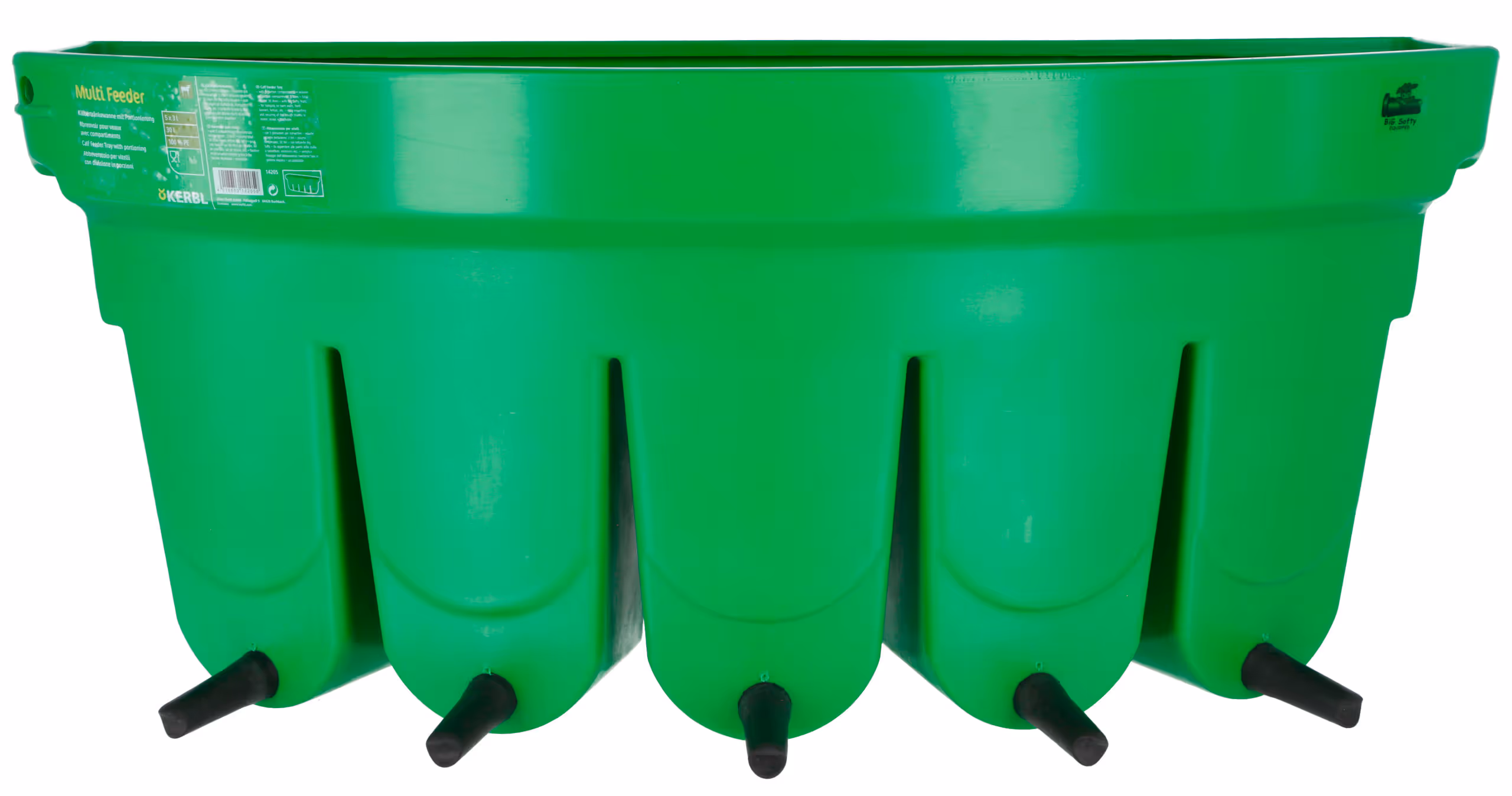 Bac d'allaitement Multi Feeder vert, 30L, avec Big Softy