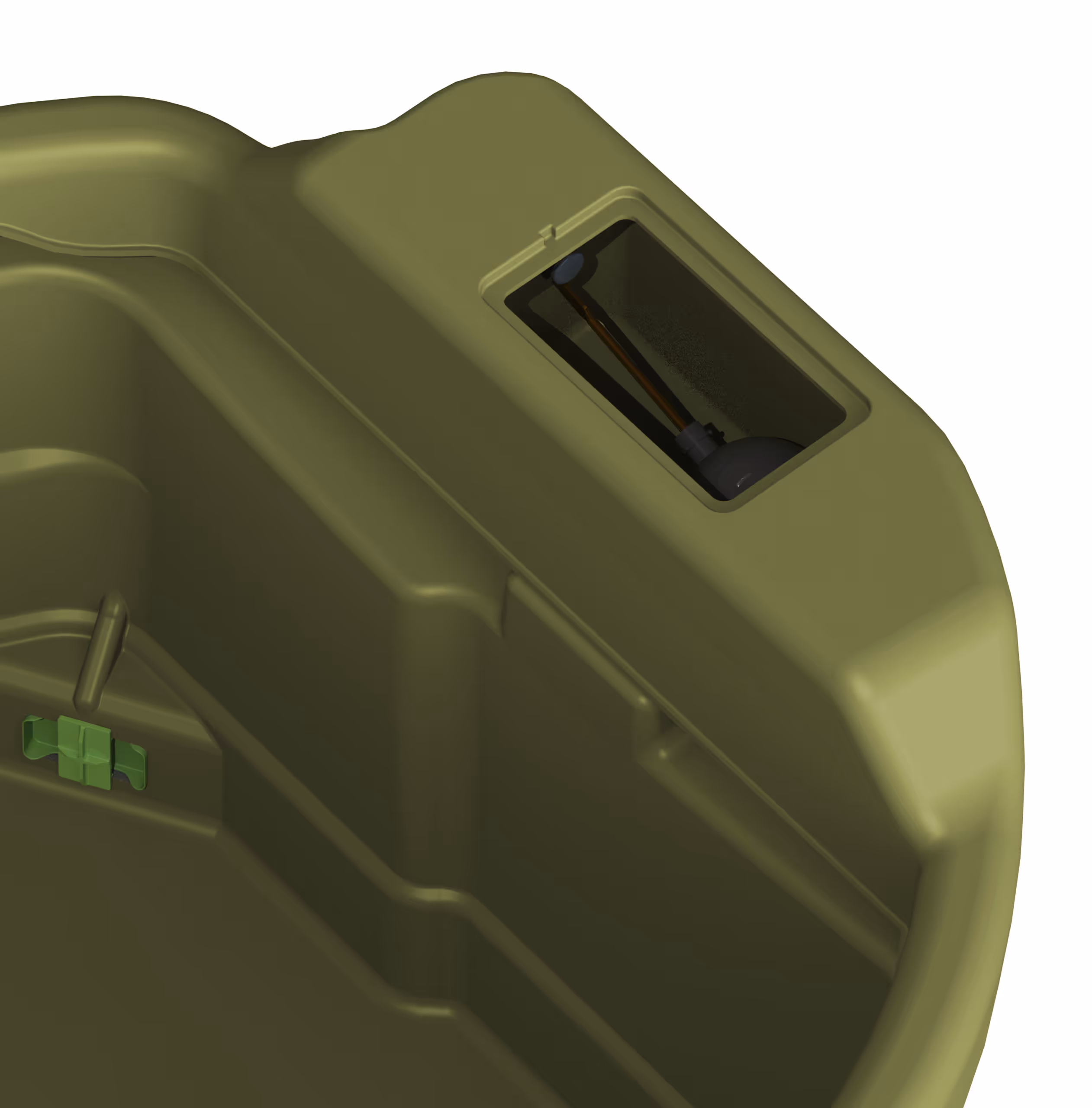 Bac de pâturage vert, 1000L