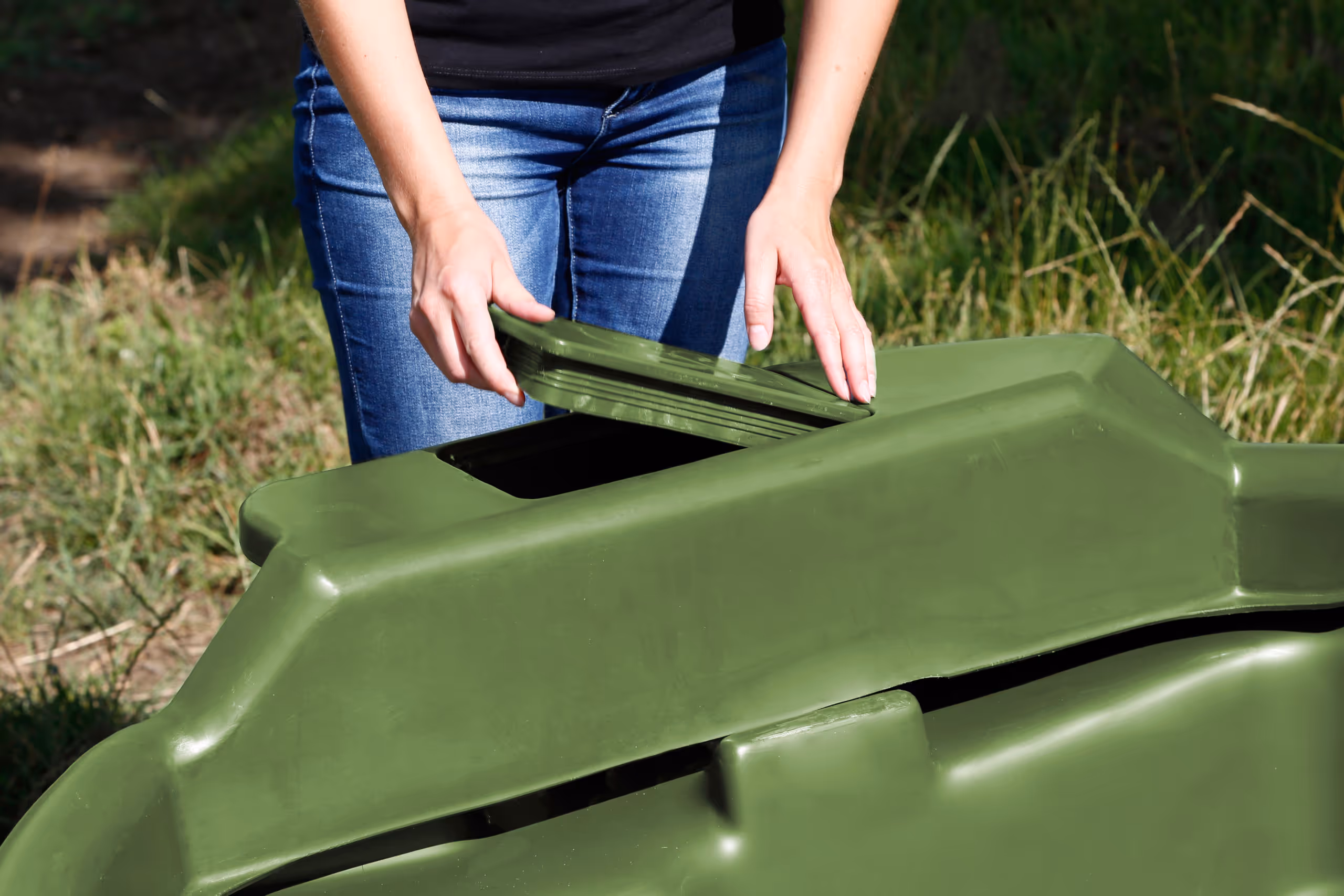 Bac de pâturage vert, 1000L
