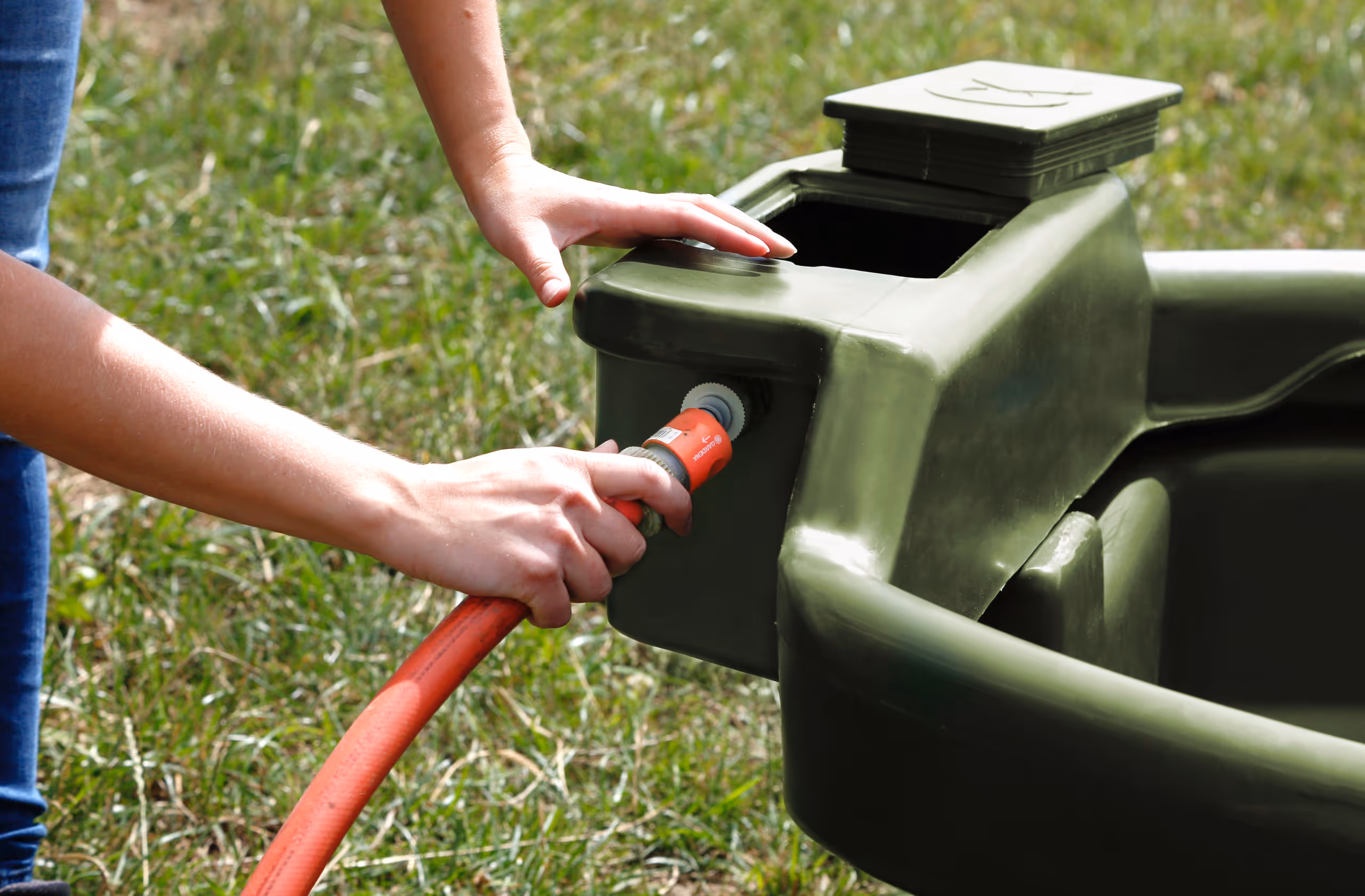 Bac de pâturage vert, 1000L