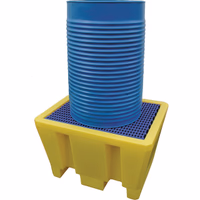 Bac de retention rectangle 225l caillebotis metal