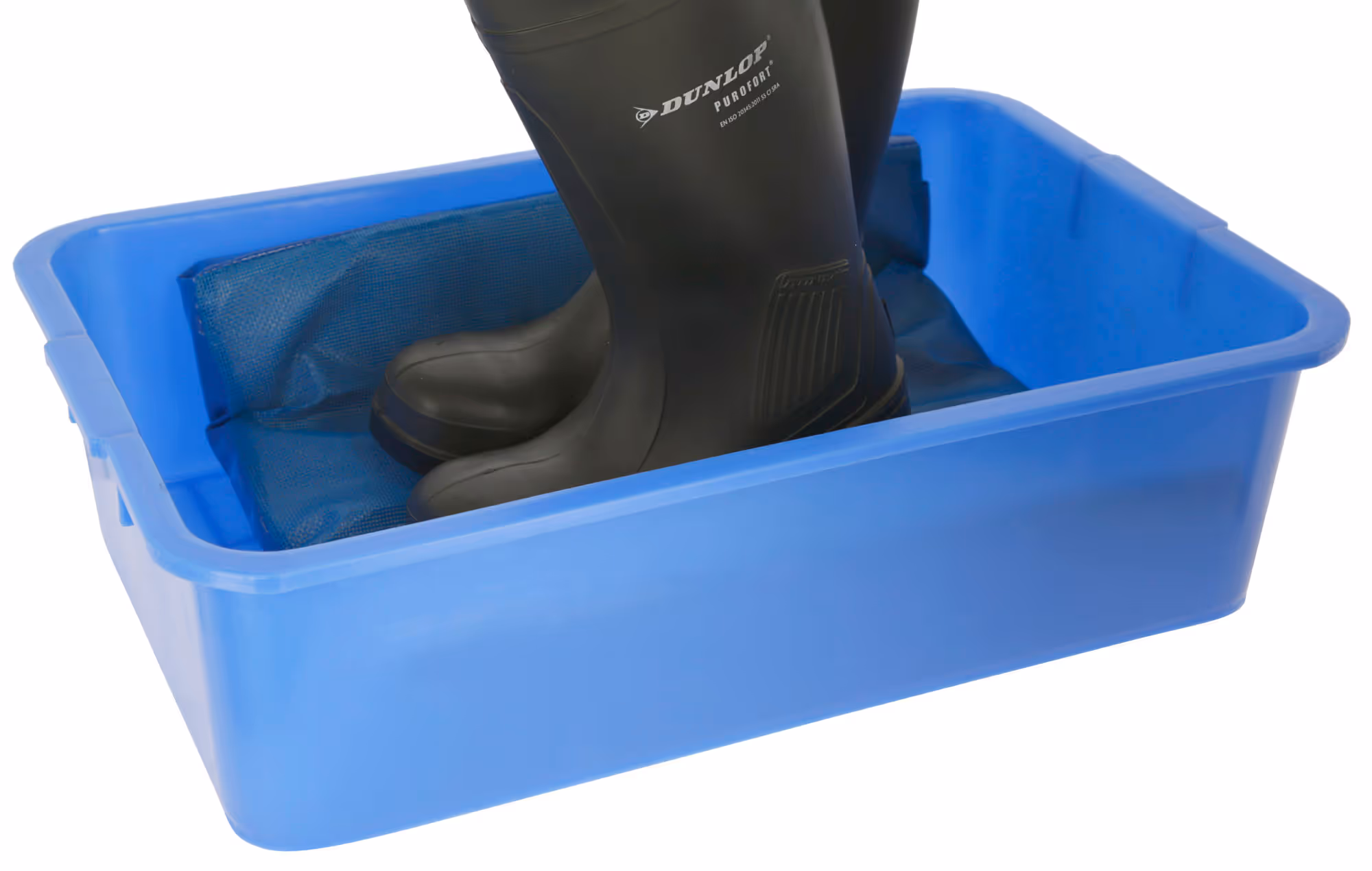 Bac en plastique universel bleu, 63x39x17cm, 29,5L