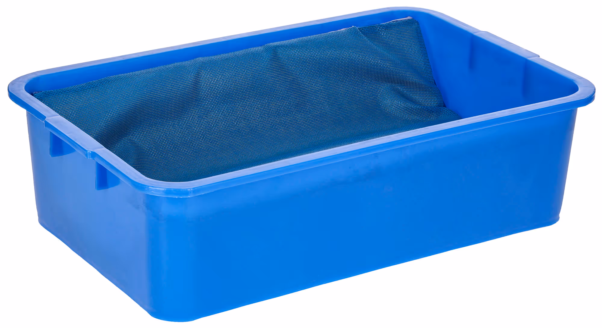 Bac en plastique universel bleu, 63x39x17cm, 29,5L