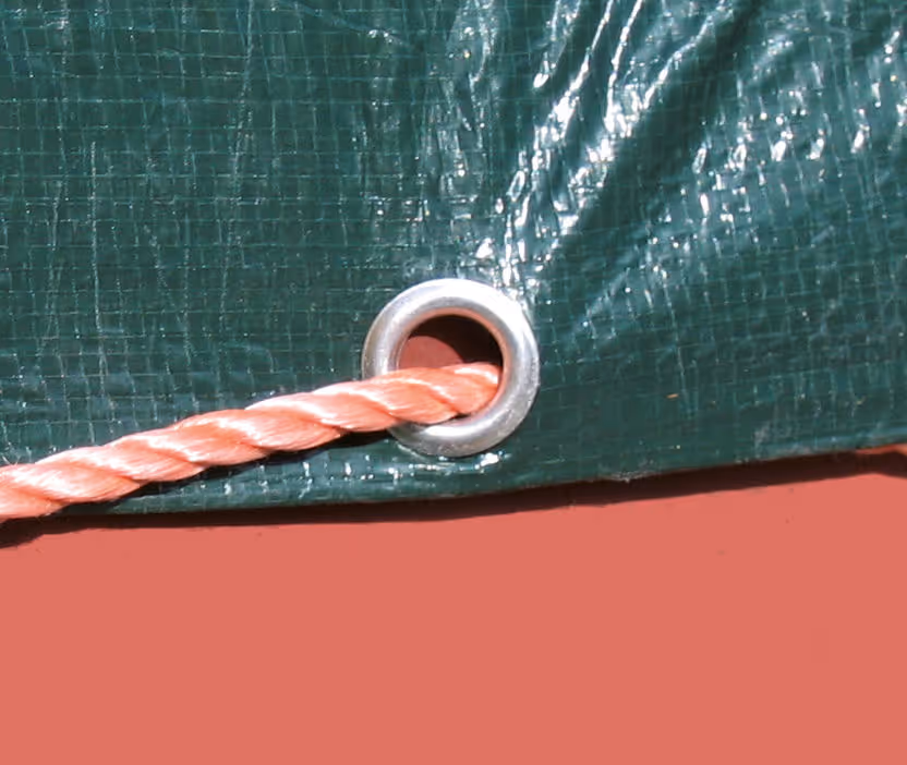 Bâche PolyGuard 210g/m², verte, 6x1,5m