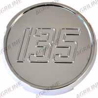 Badge latéral en aluminium chromé