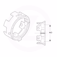 Bague de glissement ext. T80/T