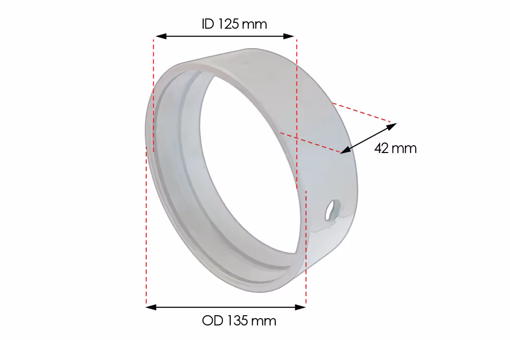 Bague de l'essieu avant