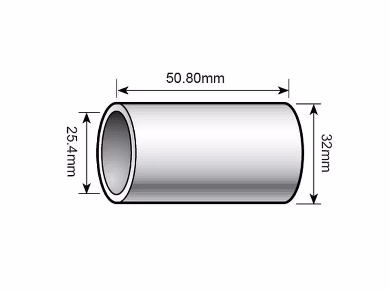 Bague de réduction pour barre de poussée (Cat. 3 à 2 (Ø32 à 25mm)) Supérieure
