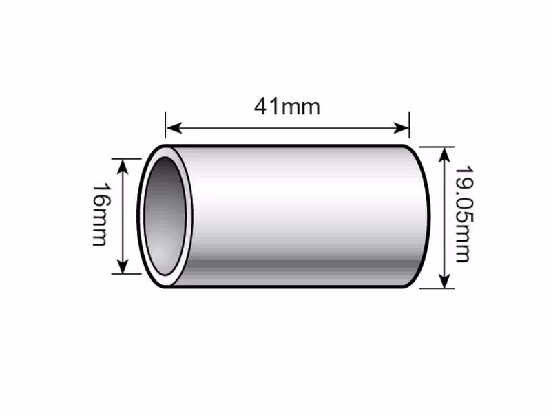 Bague de réduction pour barre de poussée (Cat. 1 à 0 (Ø19 à 16mm)) - Vendu par 5