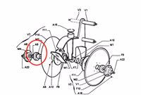 Bague de roulement enfouisseur taraudé Nodet