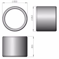 BAGUE INTÉRIEURE IR 20X25X SIP159776806