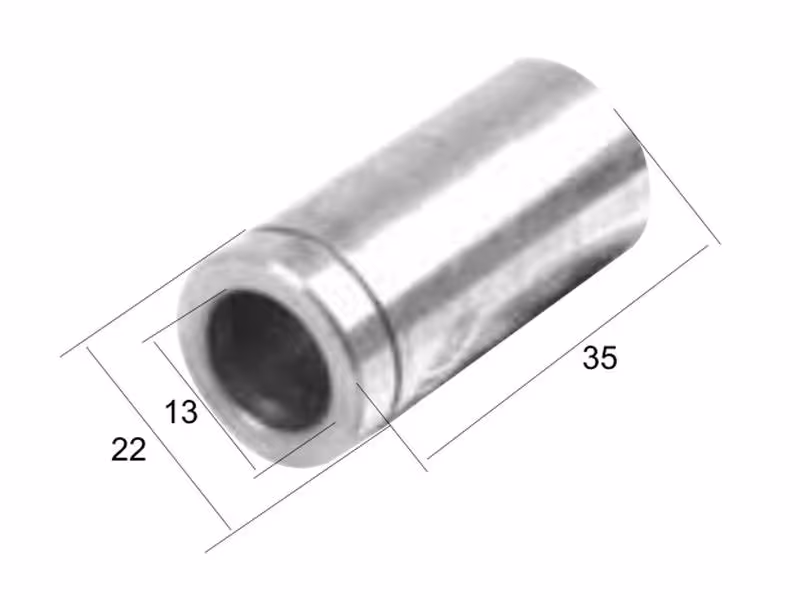 Bague Ø int.: 13mm, Ø ext.: 20mm, Longueur: 42mm - Remplacement pour McConnel Correspond à: 7114159
