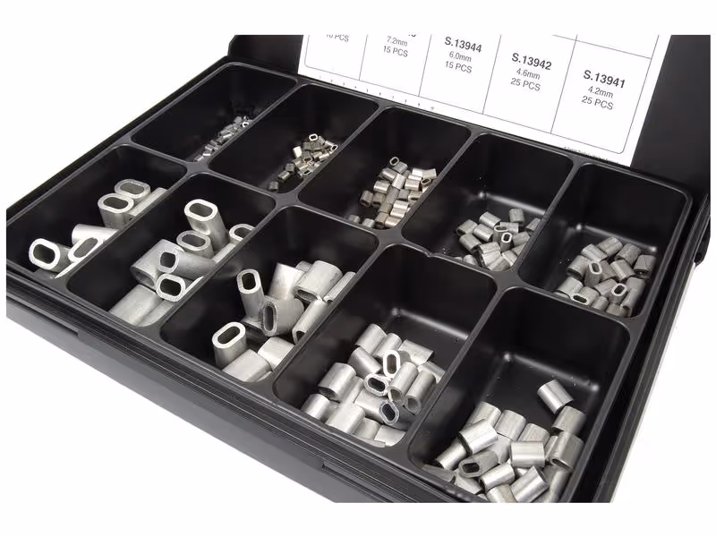 Bague sertissage pour câble (290 pièces Coffret Compak de )