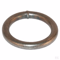 Bague soudée 6 mm à nu