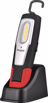 BALADEUSE D'ATELIER RECHARGEABLE LED SUR SOCLE 600LM 180°