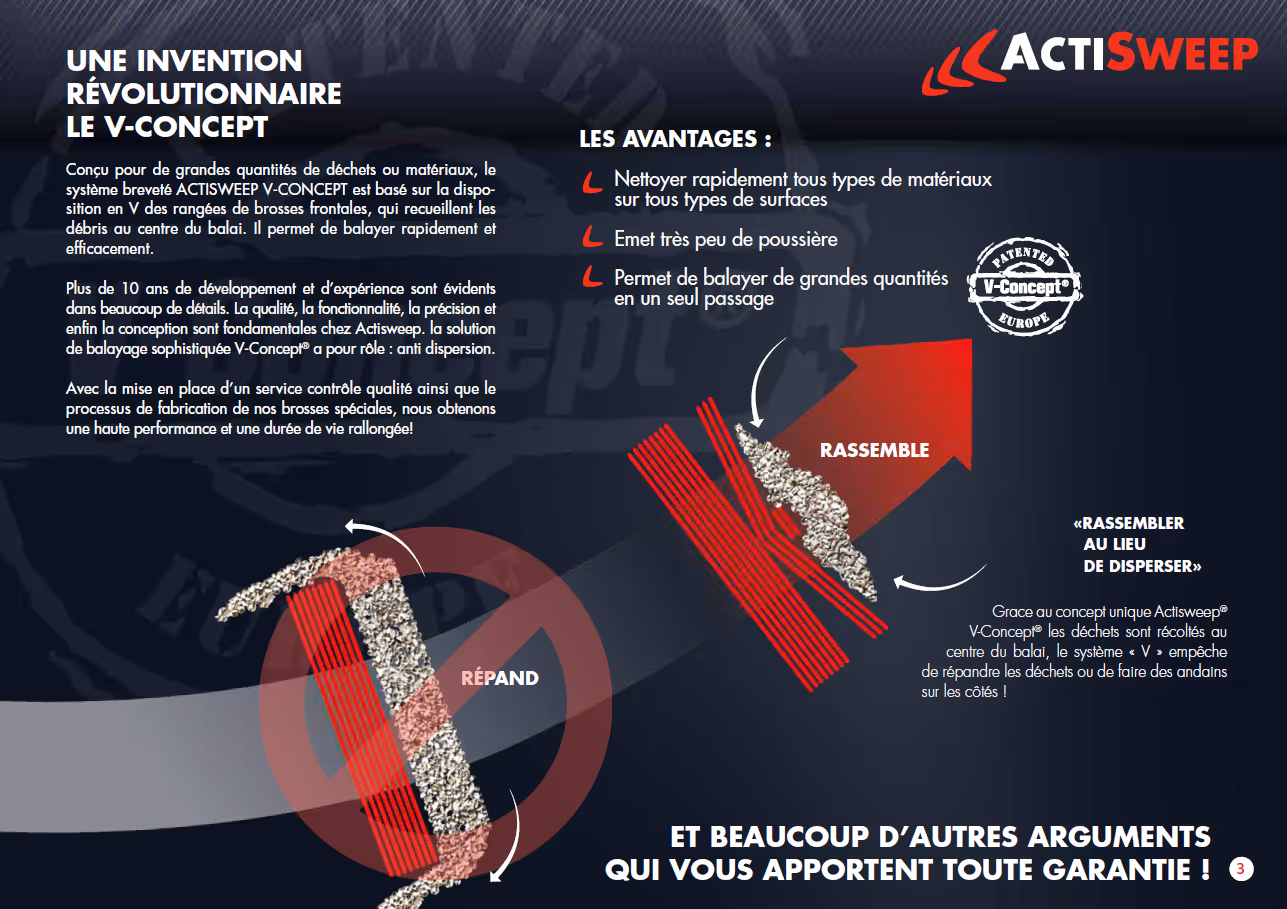 Balayeuse Agricole Actisweep V-concept 13-2400
