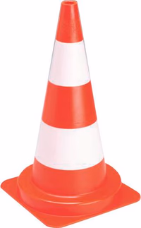 BALISE DE SIGNALISATION PE ORANGE 0.79KG