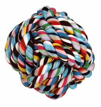 Balle nouée pour chien coton, Ø15cm