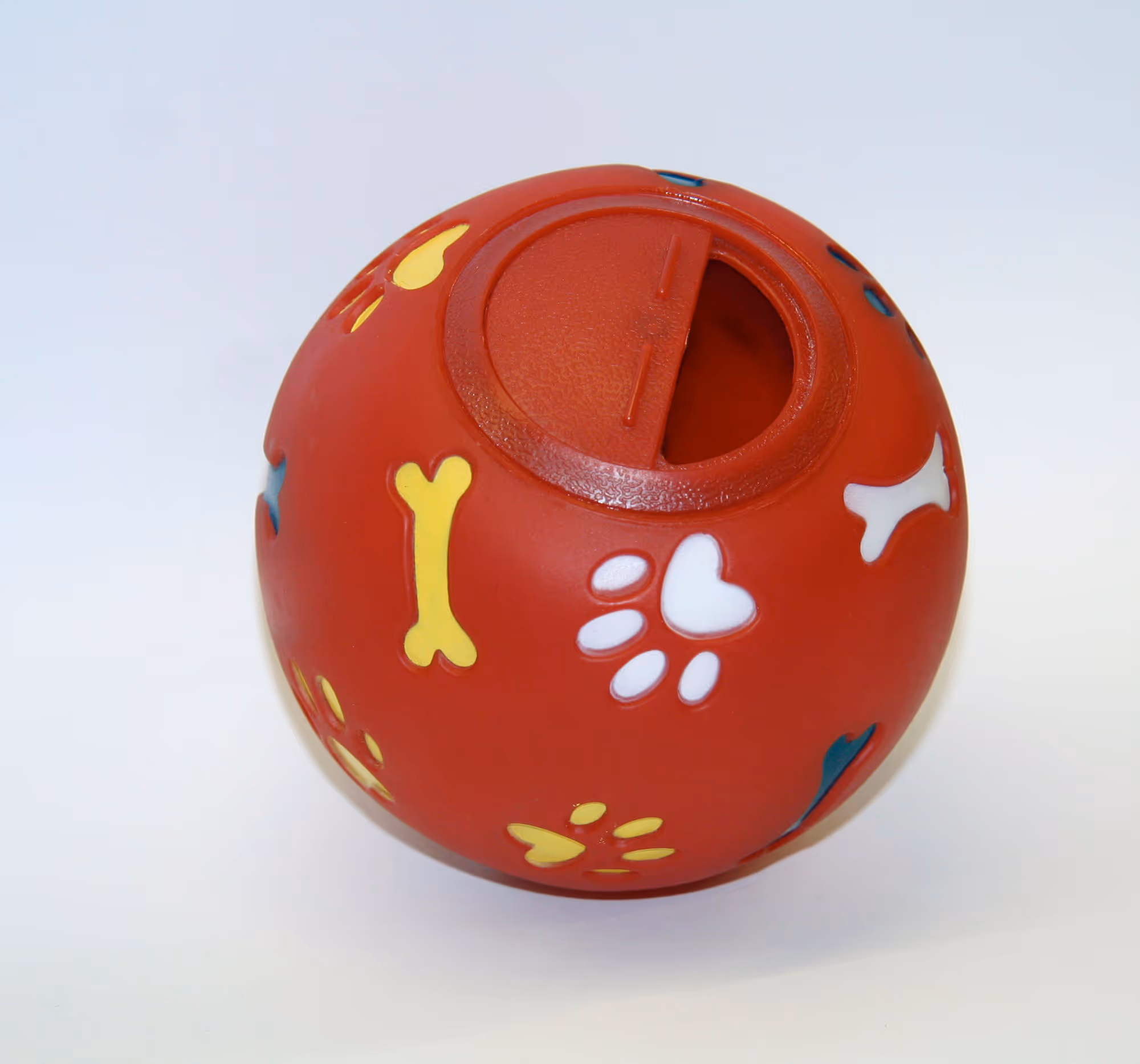Balle Snack pour chien rouge, Ø11cm
