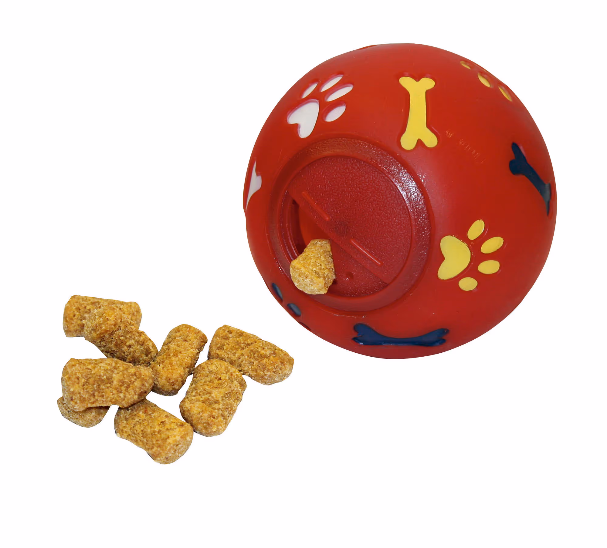 Balle Snack pour chien rouge, Ø11cm