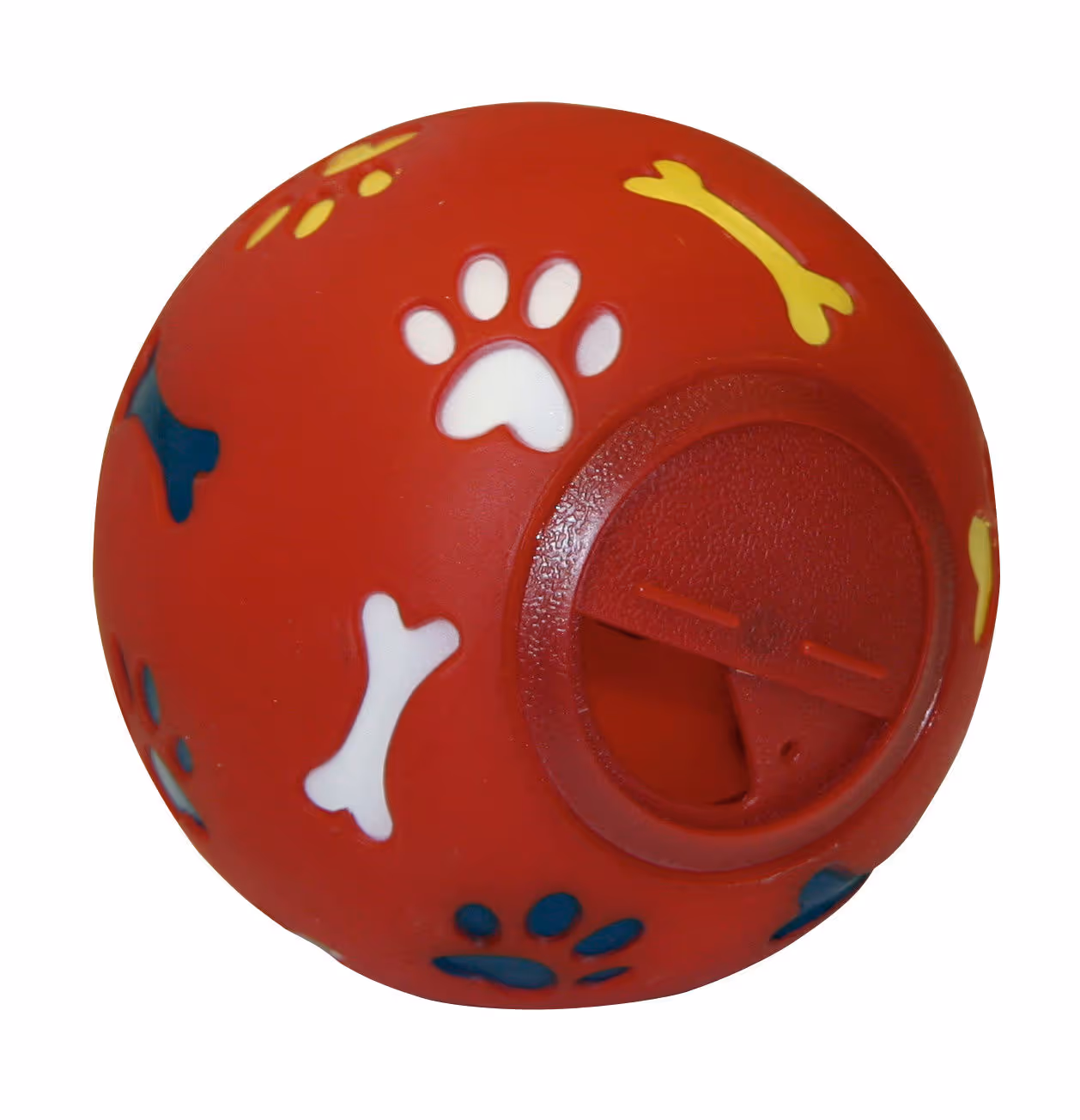 Balle Snack pour chien rouge, Ø11cm