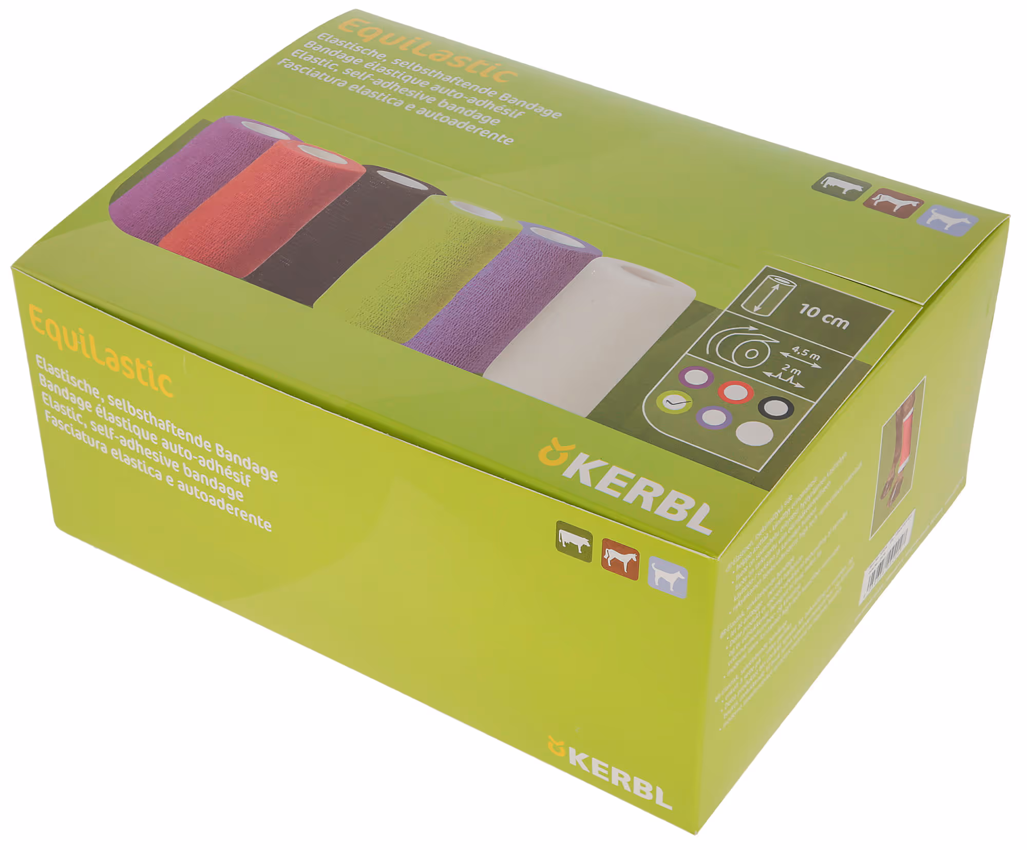 Bandage autoadhésif Equilastic 10cm, vert