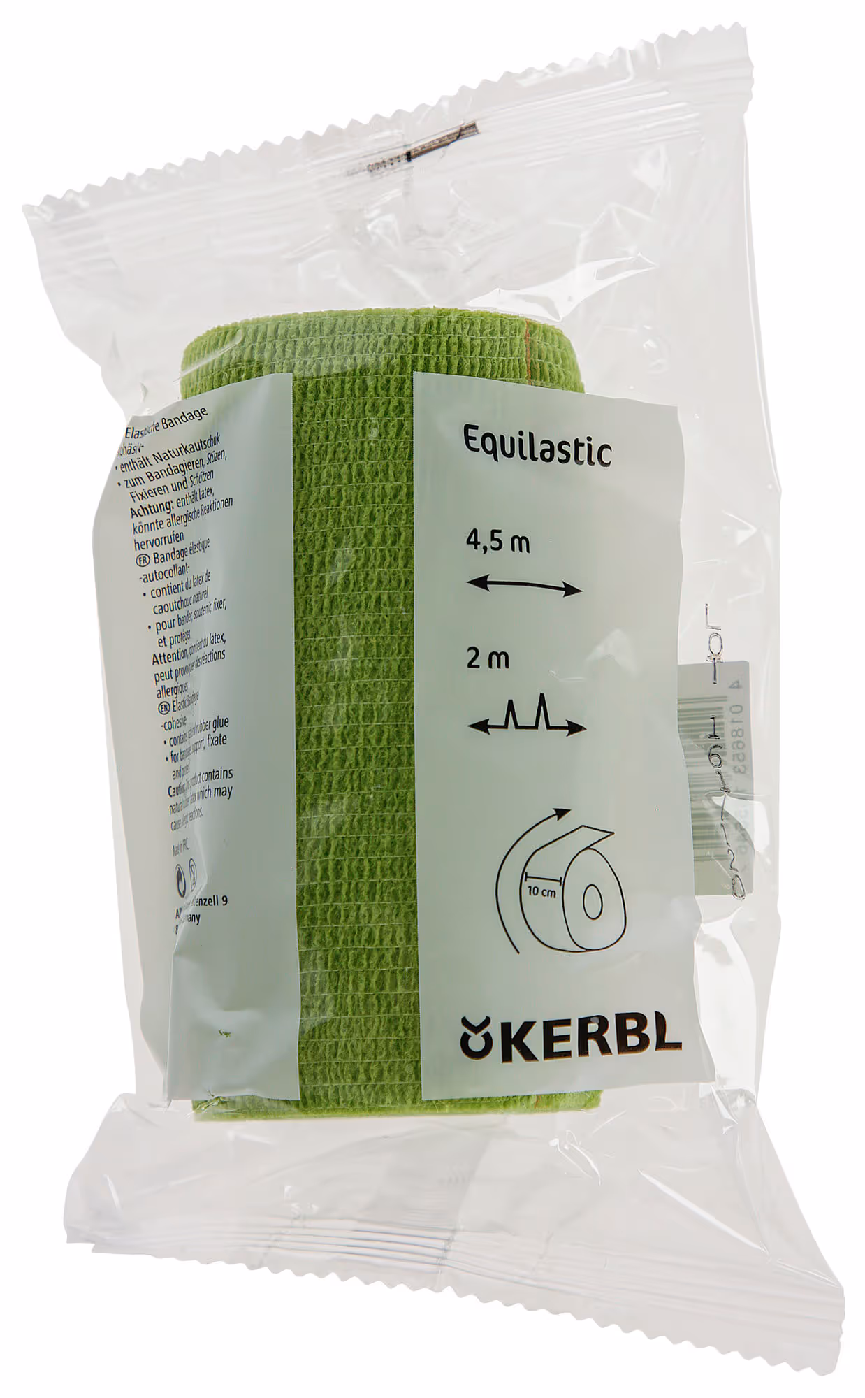 Bandage autoadhésif Equilastic 10cm, vert