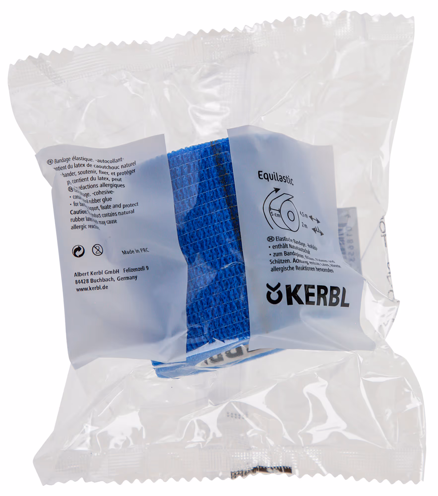 Bandage autoadhésif Equilastic 5cm, bleu