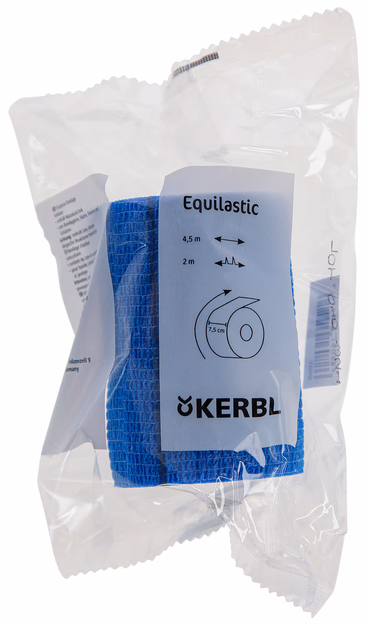 Bandage autoadhésif Equilastic 7,5cm, bleu