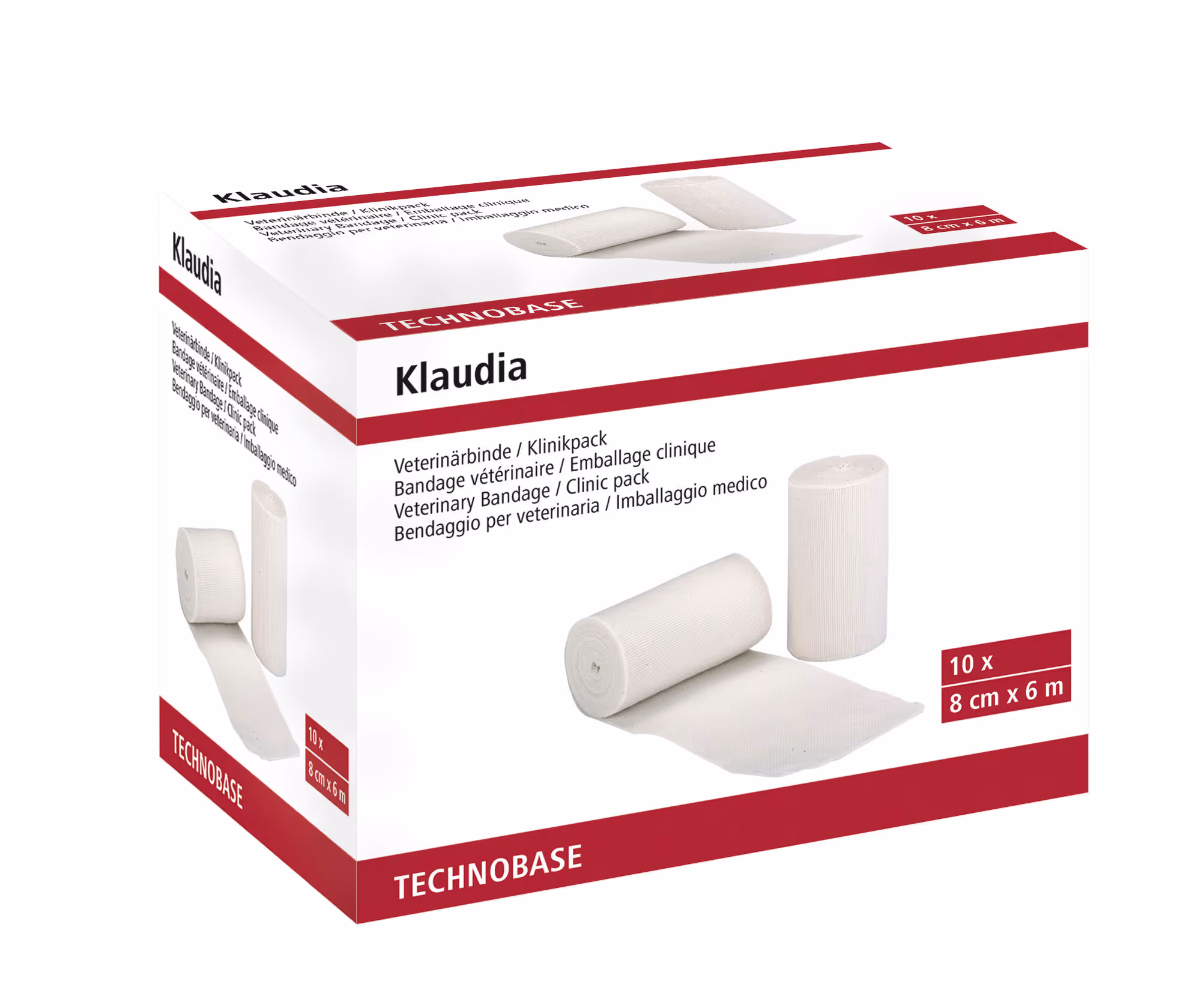 Bandage pour onglons KLAUDIA par 10 en pack clinique