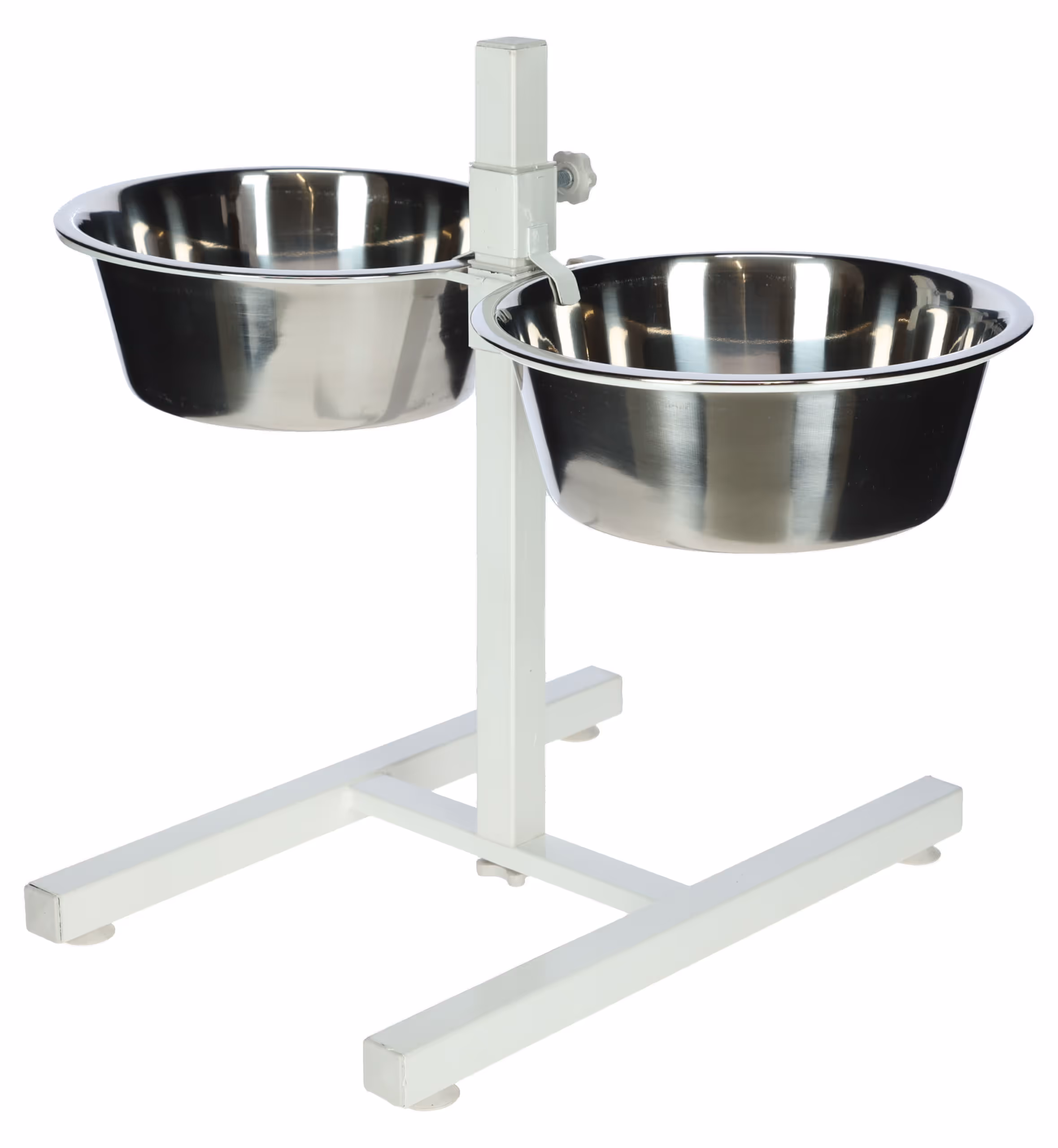 Bar à alimentation blanc, 2X2800ml