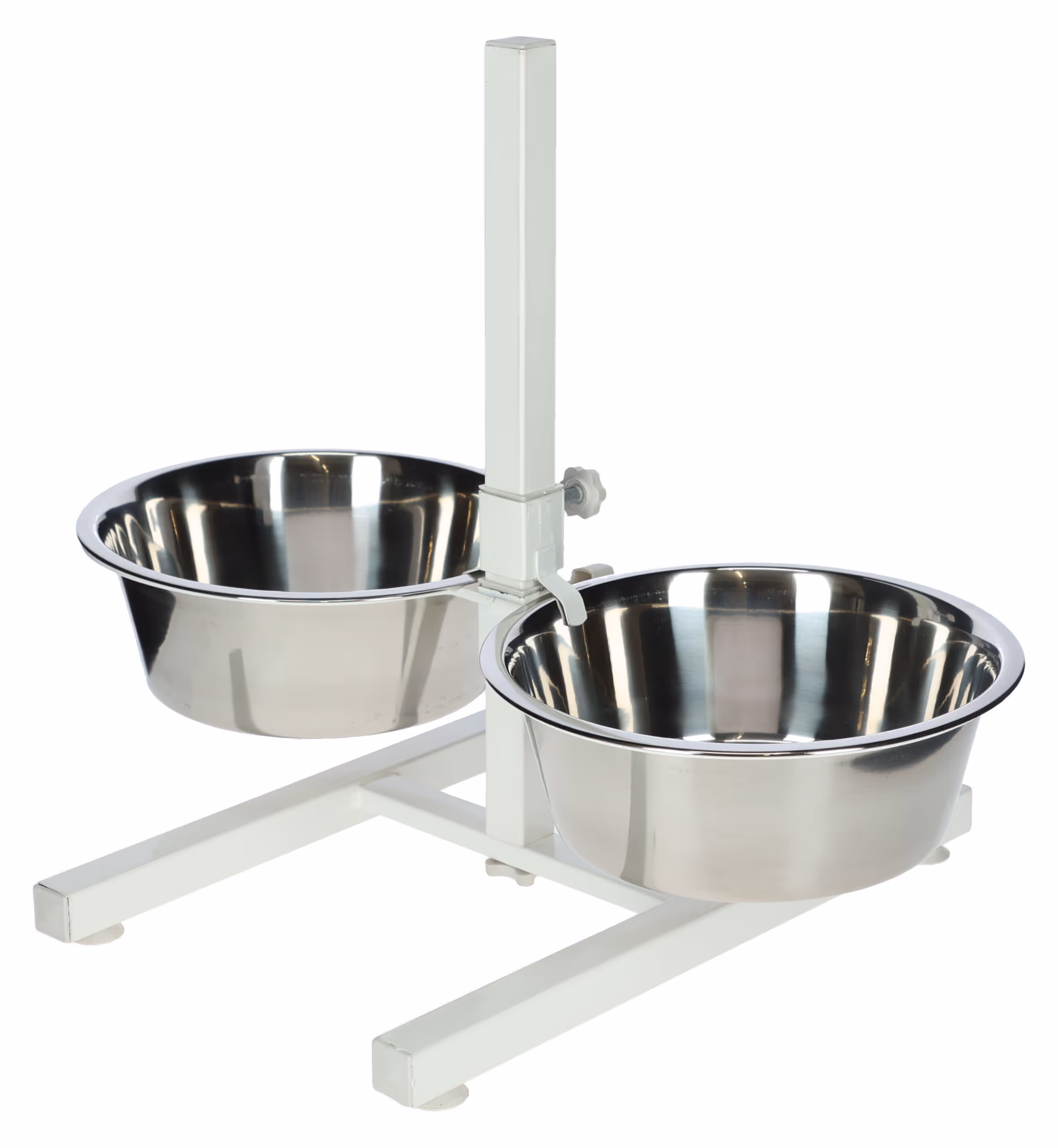 Bar à alimentation blanc, 2X2800ml