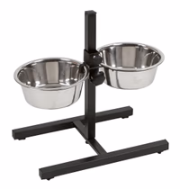 Bar à alimentation noir, 2X1800ml