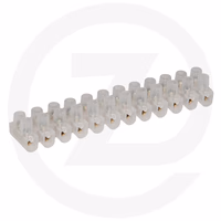 Barette de connection 12 bornes - 2.5mm2 (bl. 2 pcs)