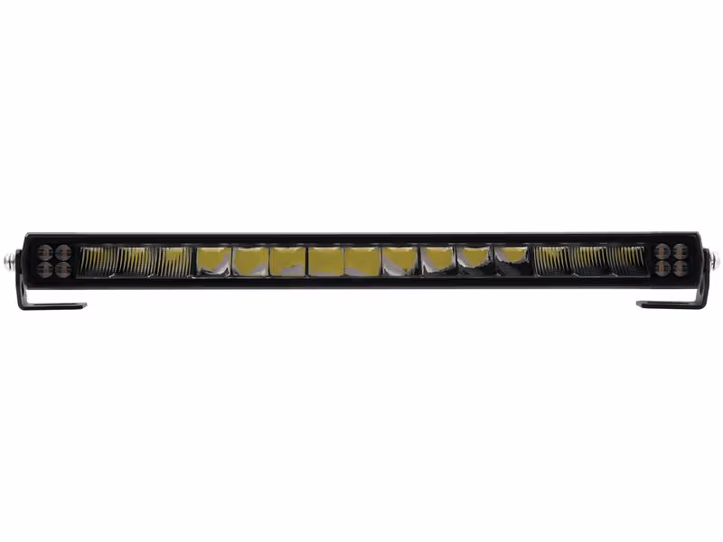 Barre à LED avec feux clignotants, 11000 Lumens, 484mm, Grand Angle, Interférence Classe 2, 9-36V