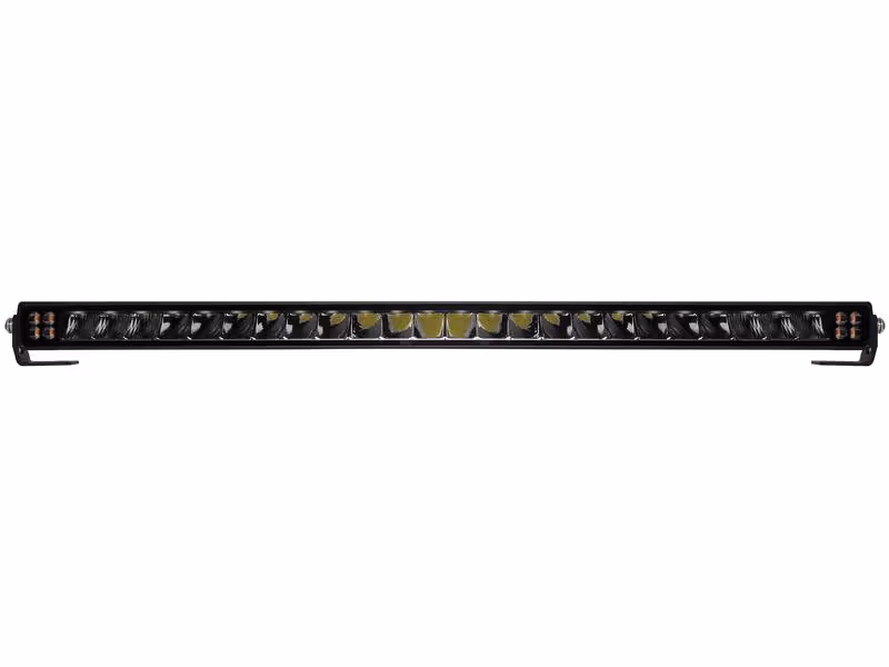 Barre à LED avec feux clignotants, 17600 Lumens, 727mm, Faisceau étroit, Interférence Classe 2, 9-36V