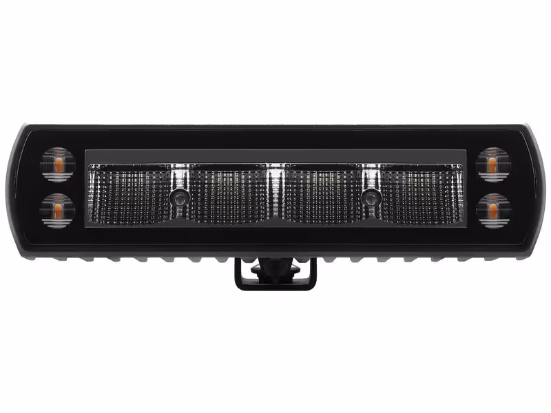 Barre à LED avec feux clignotants, 3200 Lumens, 192mm, Faisceau étroit, Interférence Classe 3, 9-36V