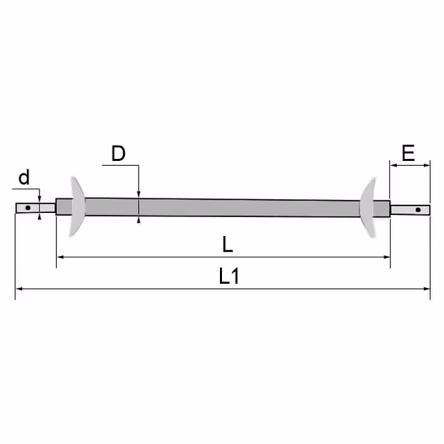 Barre d'attelage automatique ø 40 lg 720 cat1 avec coupelles