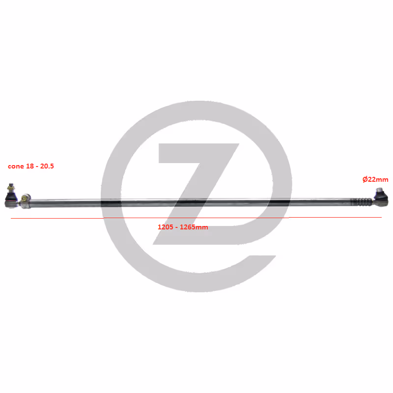 Barre de direction Case IH L1220 mm 3230081R91