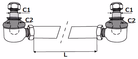 Barre de direction Fiat L1370 mm E6NN3280AA
