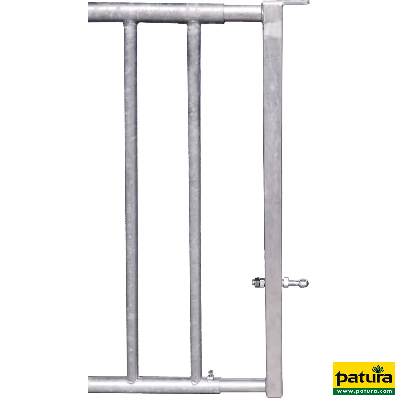 Barre de fin pour panneaux V avec languette et tige a oeil