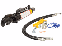 Barre de Poussée Hydraulique (Cat.-/2 (Ø-/25mm)) et CBM Q.R Crochet, Diamètre du cylindre: 80mm, Min. Longueur : 500mm.