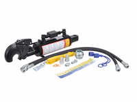 Barre de Poussée Hydraulique (Cat.-/3 (Ø-/32mm)) et CBM Q.R Crochet, Diamètre du cylindre: 80mm, Min. Longueur : 505mm.